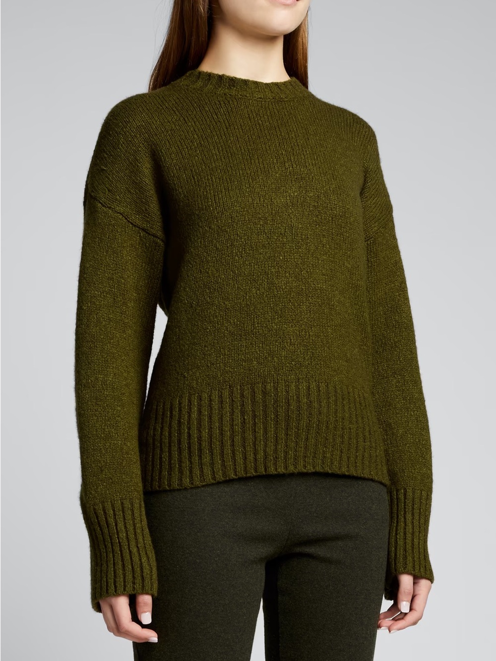 FRAME Swingy Crewneck Sweater